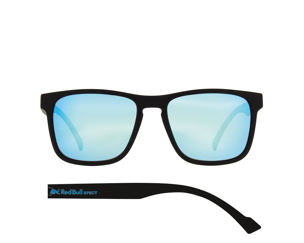 Red Bull SPECT RBS Sun, LEAP – matt black rubber, smoke with ice blue mirror